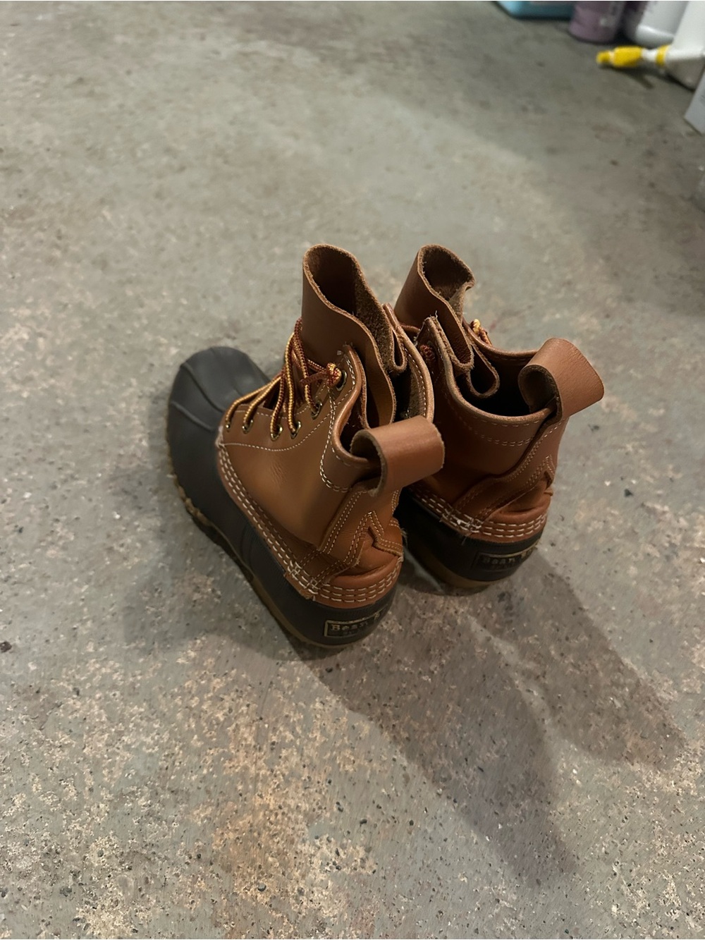 L.L. Bean Brown Waterproof Duck Boots